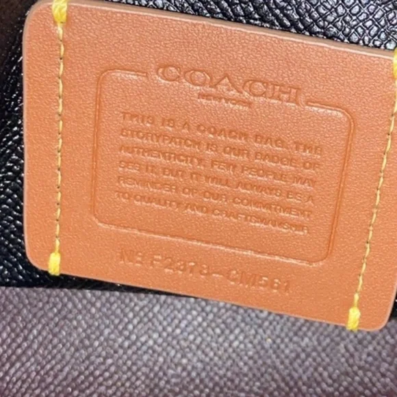 Coach Willow 24 Storypatch Zebra Print Shoulder Crossbody Bag - Picture 4 of 10